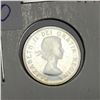 Image 3 : 1959 Silver 10 Cents. MS-63 with Cameo. Lustrous.