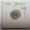 Image 1 : 1998 10 Cents. Specimen-66.