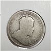 Image 4 : 1904 Silver 25 Cents. Key Date. Mintage of 400,000. G-4.