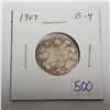 Image 1 : 1907 Silver 25 Cents. G-4.