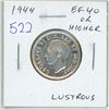 Image 1 : 1944 Silver 25 Cents. EF-40 or higher. Lustrous.