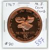 Image 1 : 1967 Moose Jaw Coin Club bronze medal issued to celebrate Canadian Confederation as well as the 3rd 