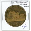 Image 1 : Chatelherault Country Park brass medal. Thistle reverse. BU.