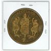 Image 2 : Scotland brass medal. Lion/Piper with 2 highland dancers. BU.