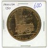 Image 1 : Invicta 150 brass medal. Whitstable Railway reverse. BU.