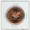 Image 2 : 1968 Moose Jaw Coin Club bronze medal. 4th Annual Coin-A-Rama. BU.