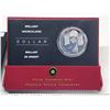 Image 2 : 2005 Silver Dollar. Commemorates the 50th Anniversary of the Canadian flag. Brilliant Uncirculated. 
