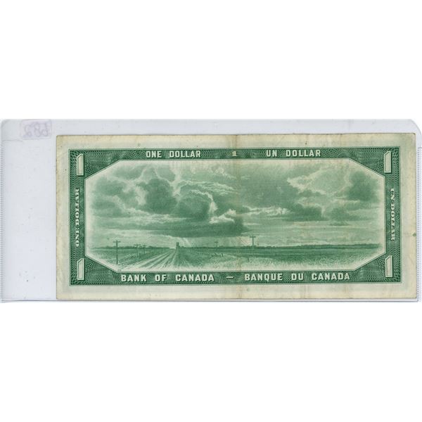 1954 Canada One Dollar $1 devil's face L/A prefix - Schmalz Auctions