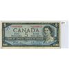 Image 1 : 1954 Canada five dollar bill $5.00 replacement note
