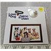 Image 1 : Love my dog 2017 25¢ collectible RCM coin with display case to add a photo of your dog