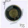 Image 1 : 2022 Canada toonie $2.00 black ring mourning Queen Elizabeth II