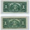 Image 2 : Lot of two 1937 Bank of Canada one dollar bills $1.00 Coyne-Towers, Gordon-Towers