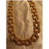 Image 2 : Lot of 3 golden coloured necklaces