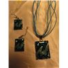 Image 2 : Lot of 2 necklaces with matching earrings