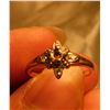 Image 1 : Gold plated ring - size 4.5 missing stone