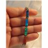 Image 2 : Mexico multicolor opal link bracelet