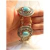 Image 3 : Possibly silver plated turquoise stretchy bracelet