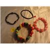 Image 1 : Lot of 4 stretchy bracelets