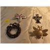 Image 1 : Lot of 4 brooches