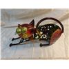 Image 3 : Pair of metal cats 12"x6.5" art kitten