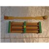 Image 1 : Wooden massage roolers and bambo back scratcher