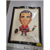 Image 1 : 1970's Frank Mahovlich Sporticatures Montreal Canadiens NHL vintage R. Pelkowski