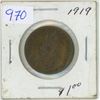 Image 1 : 1919 Canadian large cent coin