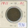 Image 1 : 1911 Canadian large cent coin