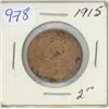 Image 1 : 1915 Canadian large cent coin