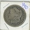 Image 1 : 1891 US Morgan silver dollar