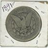 Image 2 : 1891 US Morgan silver dollar