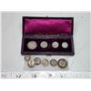 Image 2 : UK Maundy silver coin set, w/ extras