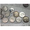 Image 3 : Canadian 25 cent coins - including 1967 silver lynx coins