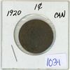 Image 1 : 1920 Canadian large cent coin