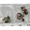 Image 2 : 4 Clip on costume jewelry earrings