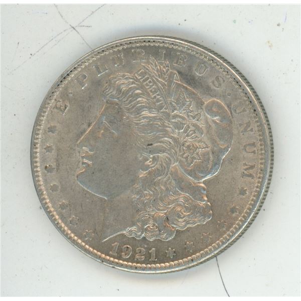 1921 US Morgan silver dollar