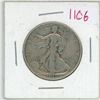 Image 1 : 1939 US Walking Liberty, silver half dollar