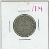 Image 1 : 1881 NFLD silver 20 cent coin