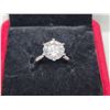 Image 2 : 3.00 CT GRA CERTIFIED MOISSANITE VVS D COLOR SET IN 6 CLAW HEAD IN STERLING SILVER - SZ 5 - RETAIL V