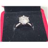 Image 2 : 3.00 CT GRA CERTIFIED MOISSANITE VVS D COLOR SET IN 6 CLAW HEAD IN STERLING SILVER - SZ 5 -  RETAIL 