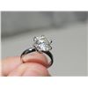 Image 4 : 3.00 CT GRA CERTIFIED MOISSANITE VVS D COLOR SET IN 6 CLAW HEAD IN STERLING SILVER - SZ 5 -  RETAIL 