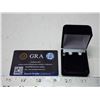 2.00 CT TW GRA CERTIFIED MOISSANITE VVS D COLOR EARRINGS SET IN 6 CLAW HEADS IN STERLING SILVER RETA