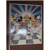 Image 1 : Vintage micky & minnie mouse framed picture (20"X16")