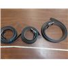 Image 1 : Lot of 3 new leather belts