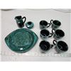 Image 1 : 9 pcs, Blue Mountain pottery - cups, dish, etc.