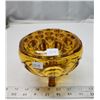 Image 1 : Amber glass flower arranger