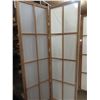 Image 2 : 2 oak room dividers 7' tall ,each panel is 2' wide