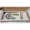 Image 2 : Vintage "White Rose" table top curling game - in original box, pieces included