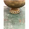 Image 5 : 2 Lamps - Amber and Large vintage brass base