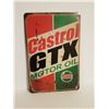 Image 1 : Metal Castrol GTX oil sign 12"x8"